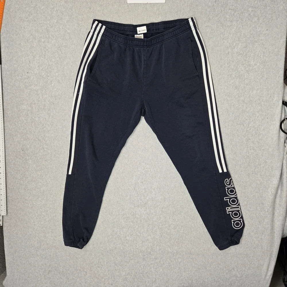 Adidas‎ Men Pants L Navy Blue Sweatpants Jogger 29
